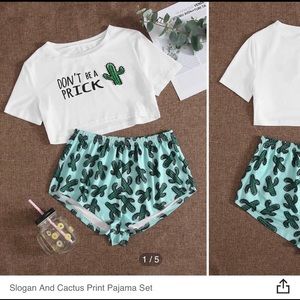 Cactus Pajama Set